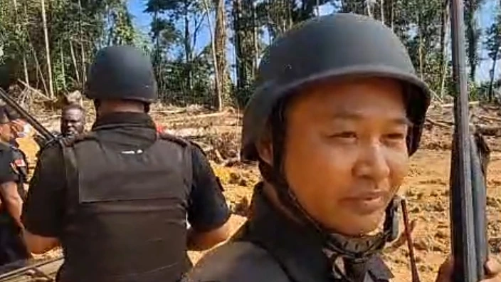 Surinaams leger arresteert veertien gewapende Chinezen