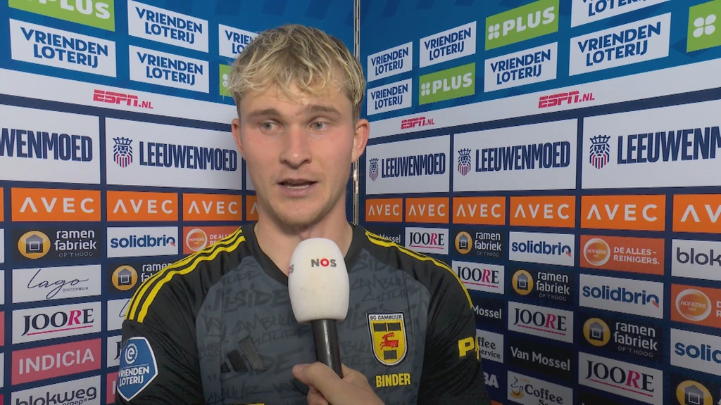 Cambuur-spits Binder scoorde al vijf keer: 'Gelukkig ben ik gebleven'