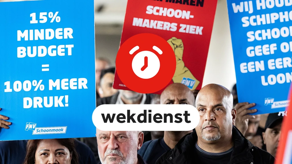 Wekdienst 20/8: Actie schoonmakers bij NS • Hockeyers spelen tegen Japan