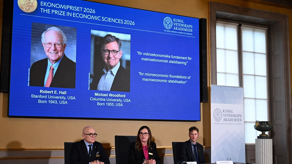 Foto: Amerikanen Robert E. Hall en Michael Woodford winnen Nobelprijs voor Economie