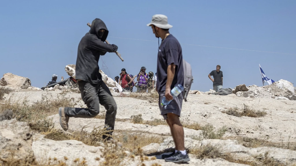 Foto: Journalisten van Frans persbureau AFP belaagd op Westelijke Jordaanoever