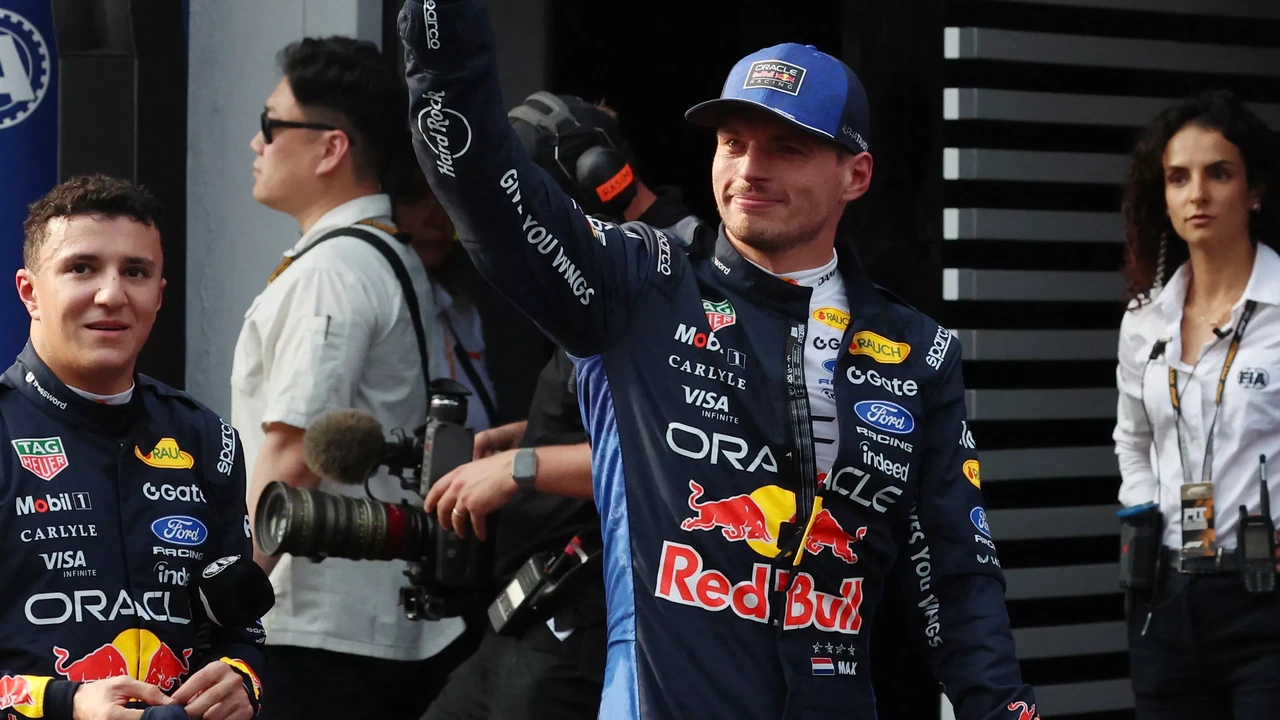 Motorised Vss Verstappen noemt pole 'ongelofelijk', maar verwacht ook zware race in ...