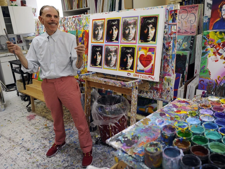 Kleurrijk werk van Peter Max