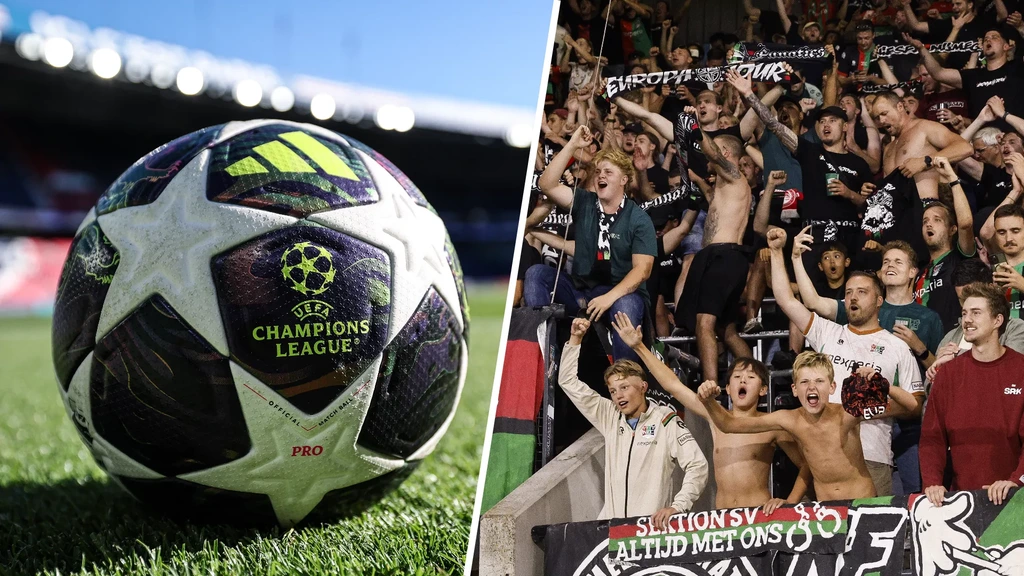 Voor het eerst galmt de Champions League-hymne door de Goffert en dat maakt veel los