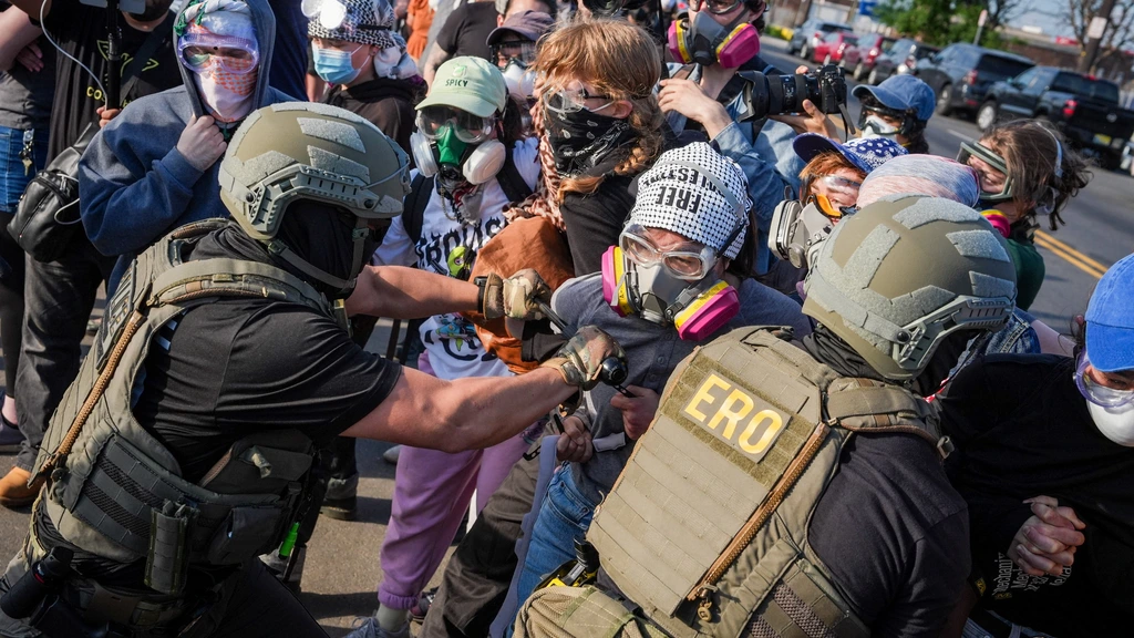 Foto: Protesten bij ICE-gevangenis in New Jersey, gevangenen in hongerstaking 