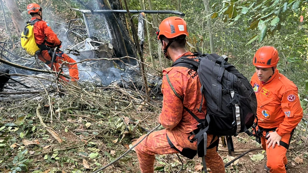 Foto: Deel van Colombiaanse familie komt om bij helikoptercrash in Brazilië