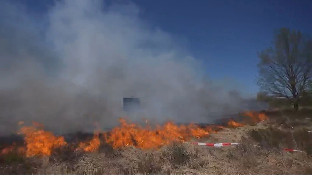 Grote brand op militair terrein Oirschotse Heide, ontstaan tijdens oefening