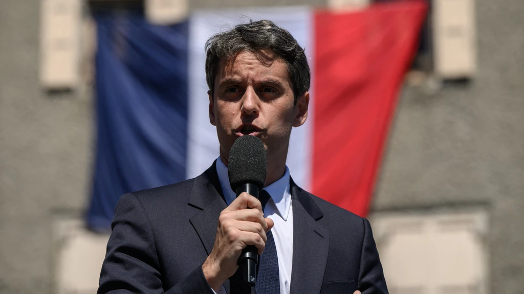 Foto: Franse oud-premier Attal (37) kandidaat bij Franse verkiezingen volgend jaar