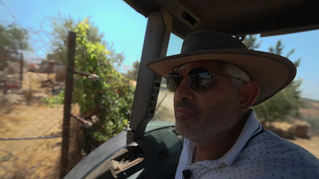 Palestijnse boer Daoud Nassar strijdt al tientallen jaren voor zijn boerderij bij Bethlehem