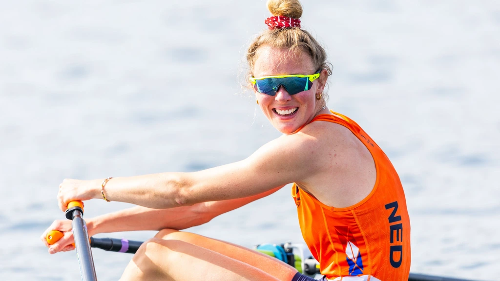 Roeiboot olympisch kampioen Florijn slaat om bij rentree in wereldbeker: 'Kan gebeuren'