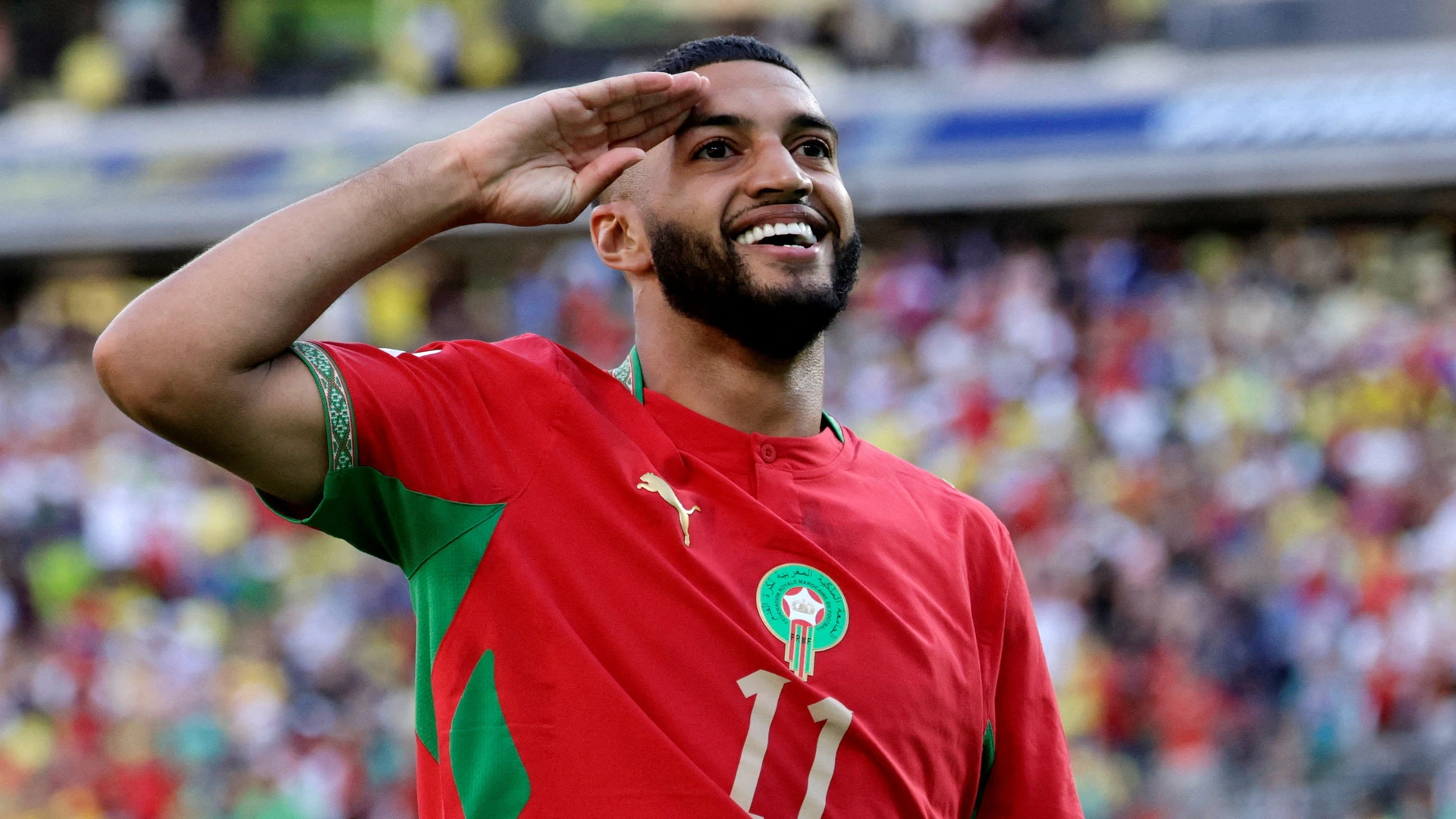 Voetbalgevecht Brazilië-Marokko eindigt gelijk, fraaie goal PSV'er Saibari