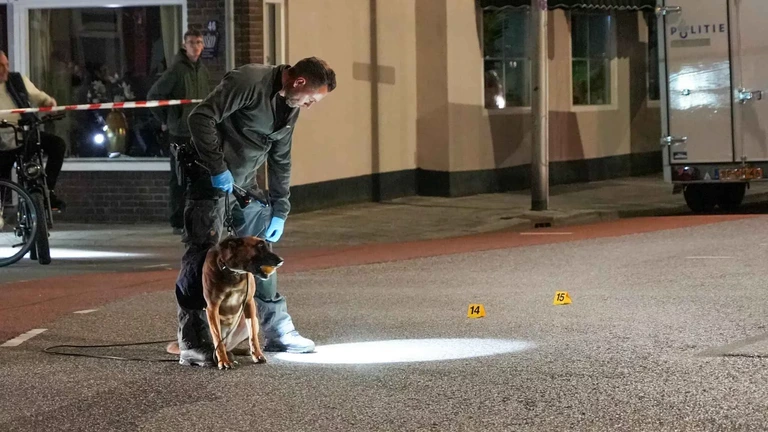 Politieonderzoek op de kruising in Hoogeveen waar het incident plaatsvond